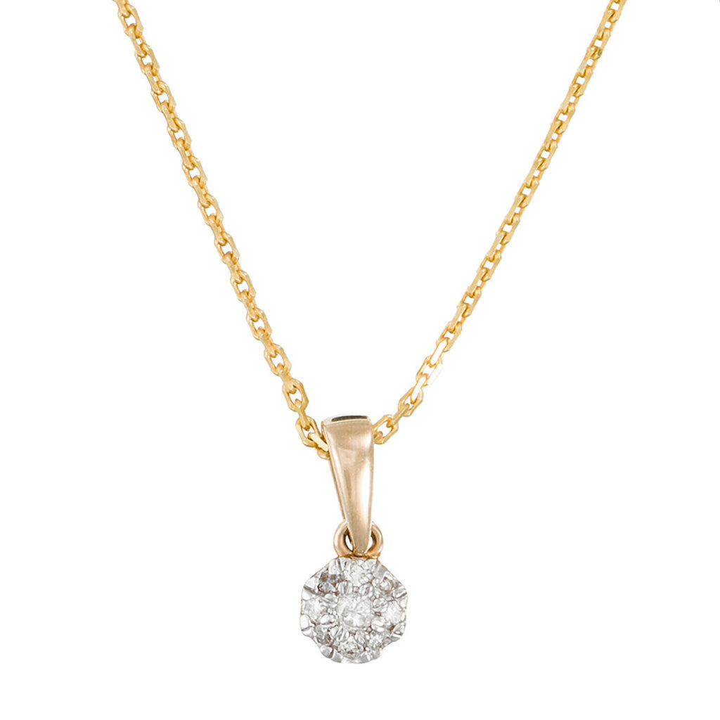 Pendentif "Idylle" Diamants 0,06/9
