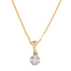 Pendentif "Idylle" Diamants 0,06/9