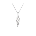 Pendentif "L'Enchantement" Diamants 0,07/37 - Or Blanc 375/1000