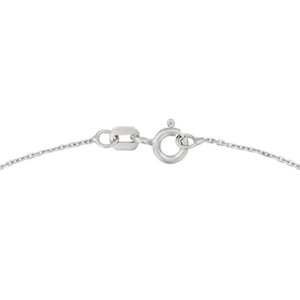 "Luna" Pendant, 0,07/22 Diamonds - 375/1000 White Gold