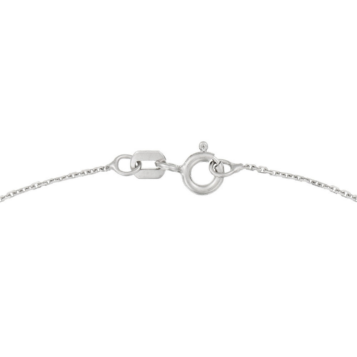 "Luna" Pendant, 0,07/22 Diamonds - 375/1000 White Gold