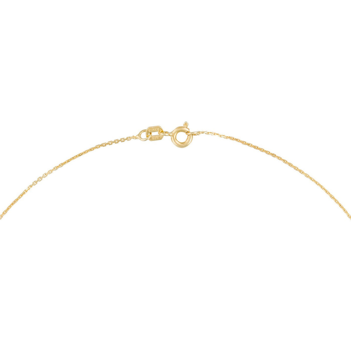 "Luna" Pendant, Diamonds 0,07/22 - 375/1000 Yellow Gold