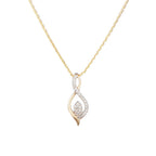 Pendentif "Luna" Diamants 0,07/22 - Or Jaune 375/1000