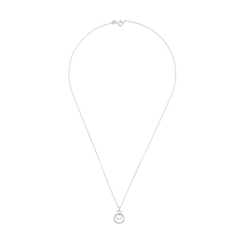 Pendentif "Nola" Diamants 0,06/19 - Or Blanc 375/1000