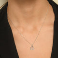 Pendentif "Nola" Diamants 0,06/19 - Or Blanc 375/1000