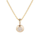 Pendentif "Bombe" Diamants 0,02/8 - Or Jaune 375/1000