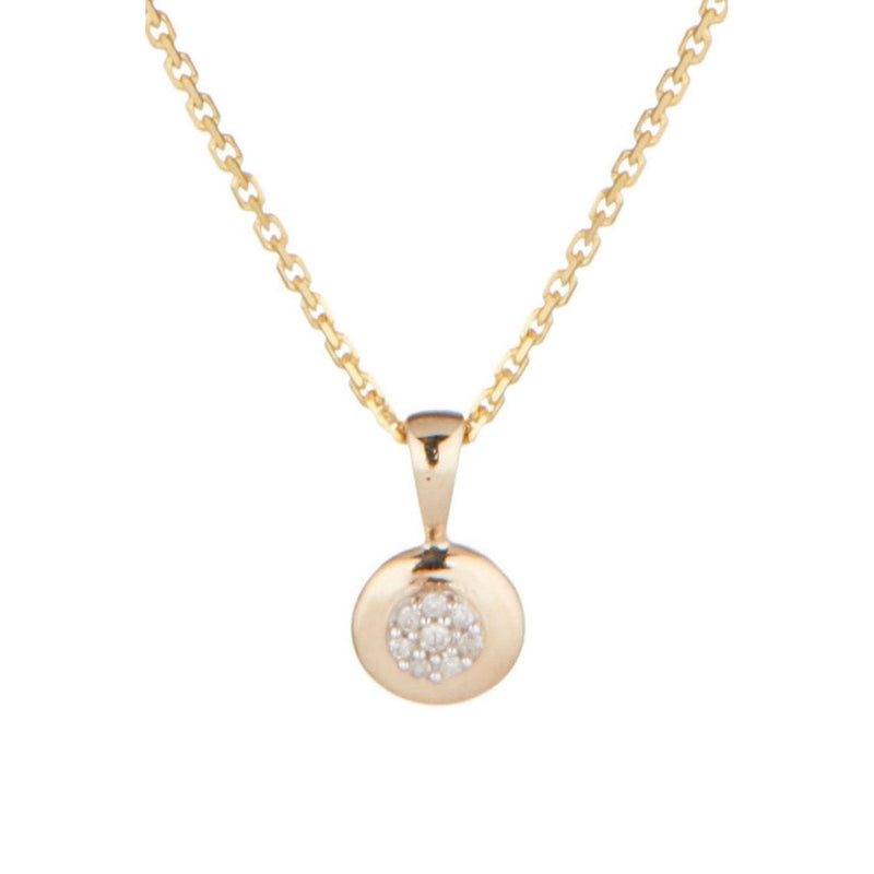 Pendentif "Bombe" Diamants 0,02/8 - Or Jaune 375/1000