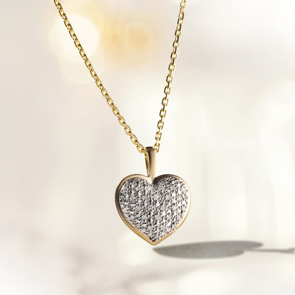 Diamond Heart Pendant 0.04/27
