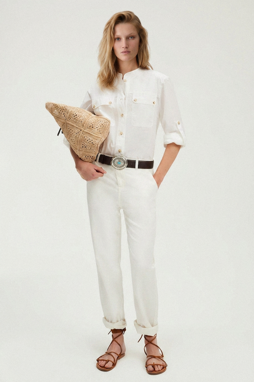 Pantalon Lutie - Ecru