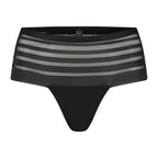Menstrual Lace Thong Boxers Medium Flow - Black