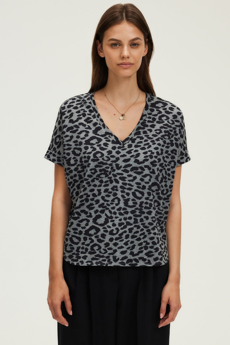 T-Shirt Ginetta - Gris Chiné