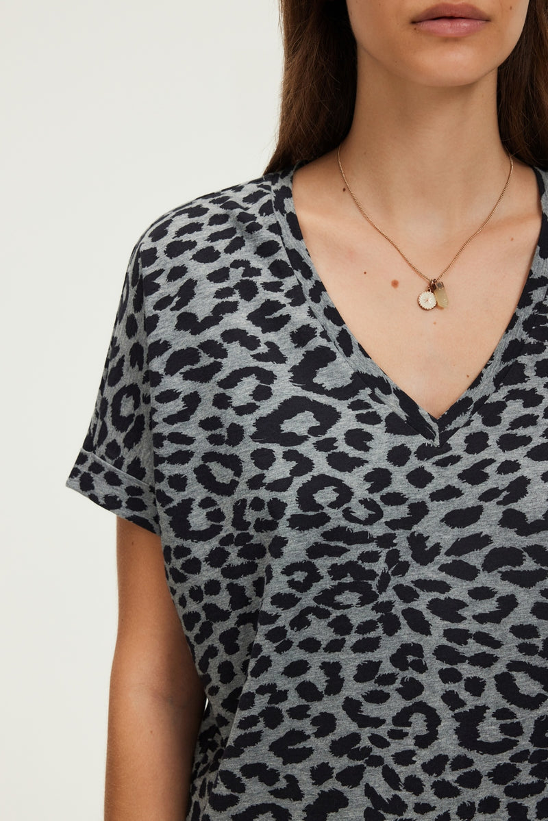 T-Shirt Ginetta - Gris Chiné