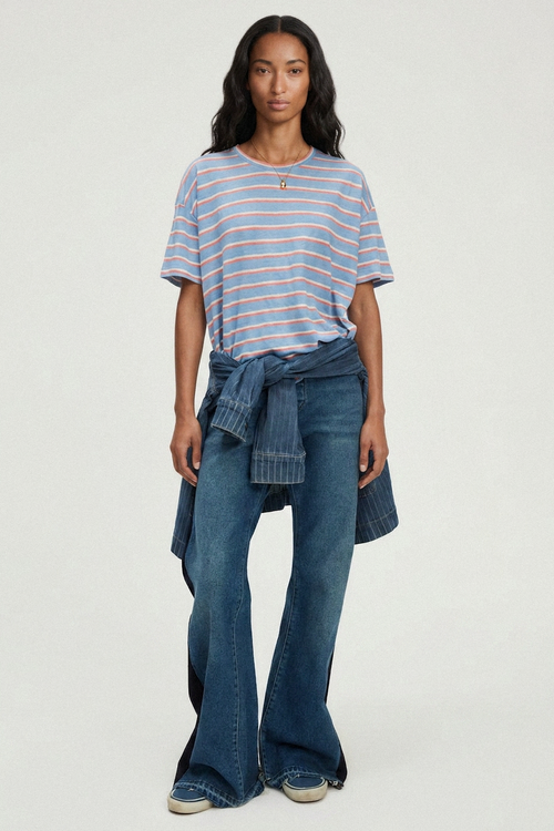 T-Shirt Gisette - Bleu Grisé