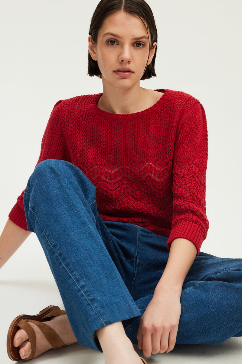 Pull Janice - Rouge