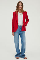 Blazer Ryme - Rouge Baiser