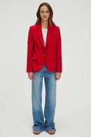 Blazer Ryme - Rouge Baiser