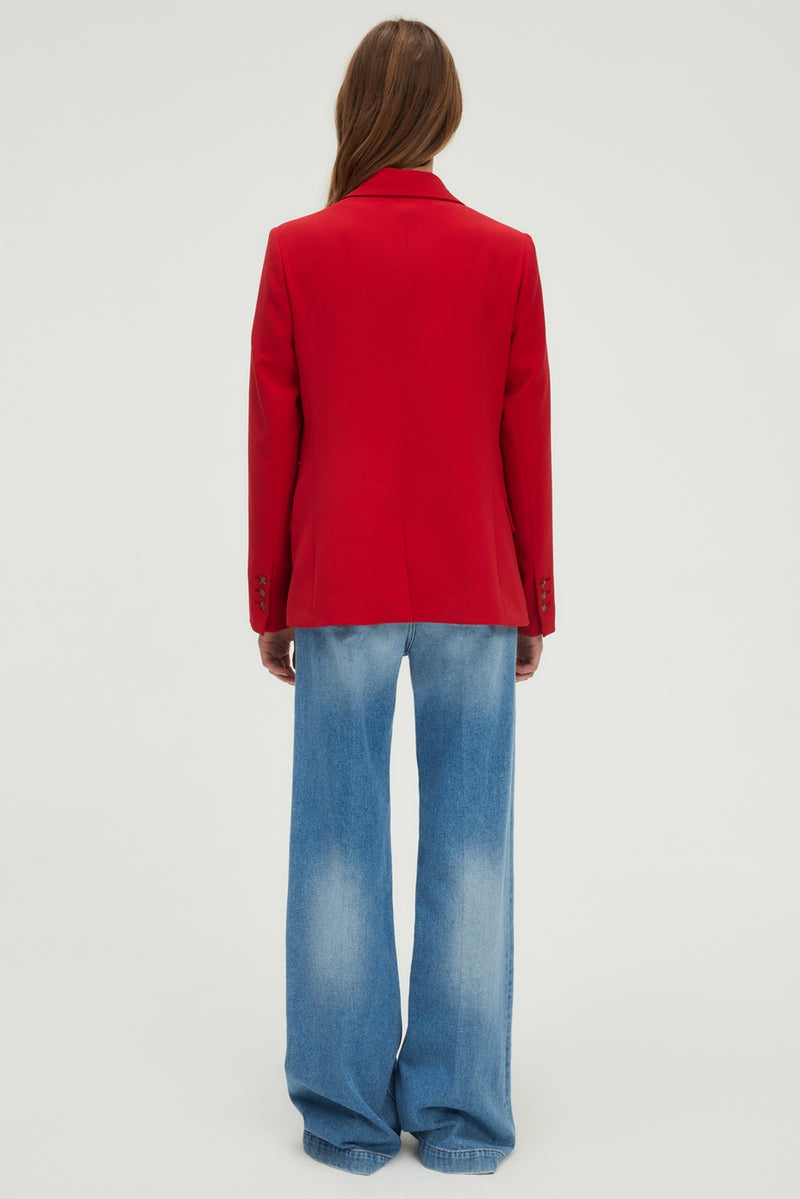 Blazer Ryme - Rouge Baiser