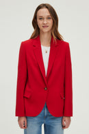 Blazer Ryme - Rouge Baiser