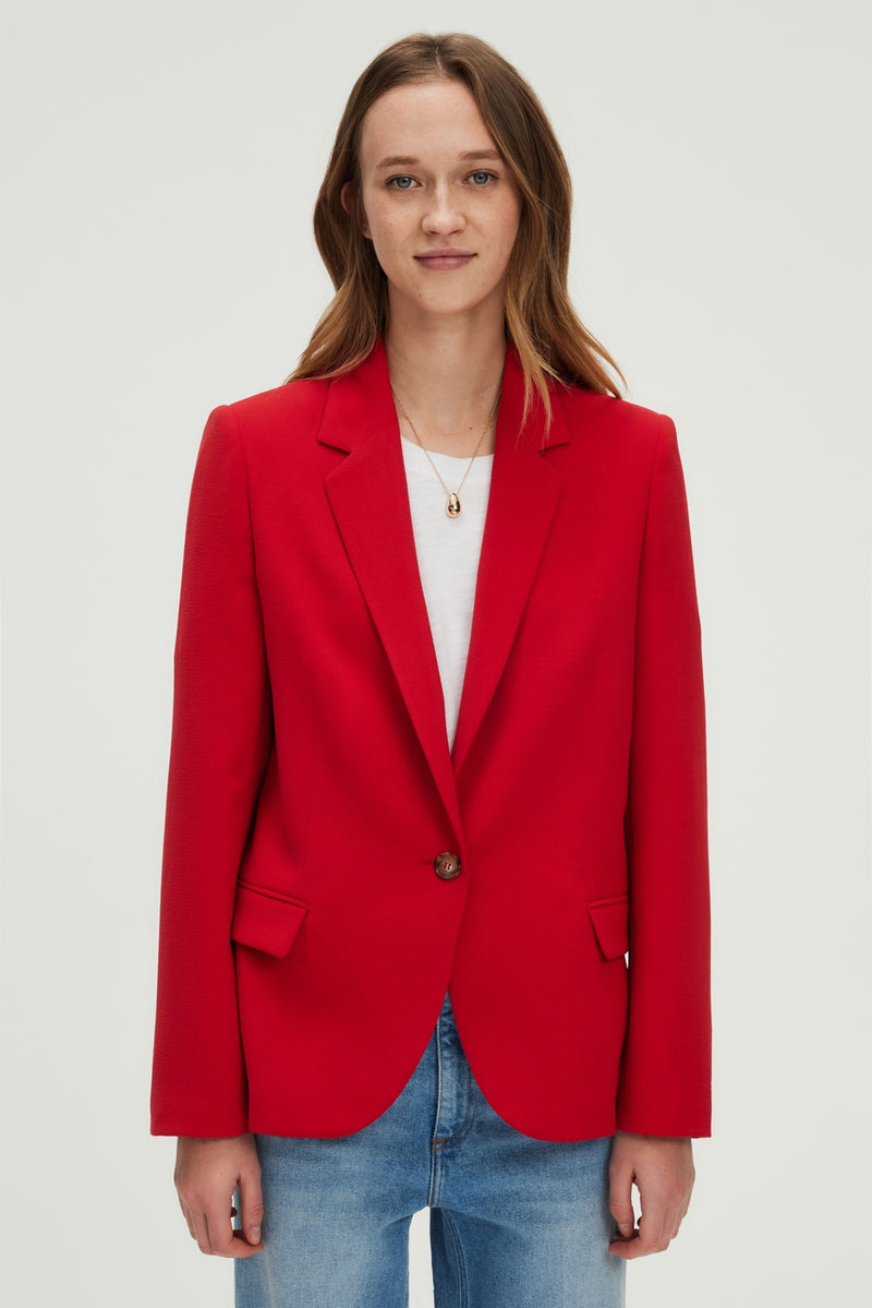 Blazer Ryme - Rouge Baiser