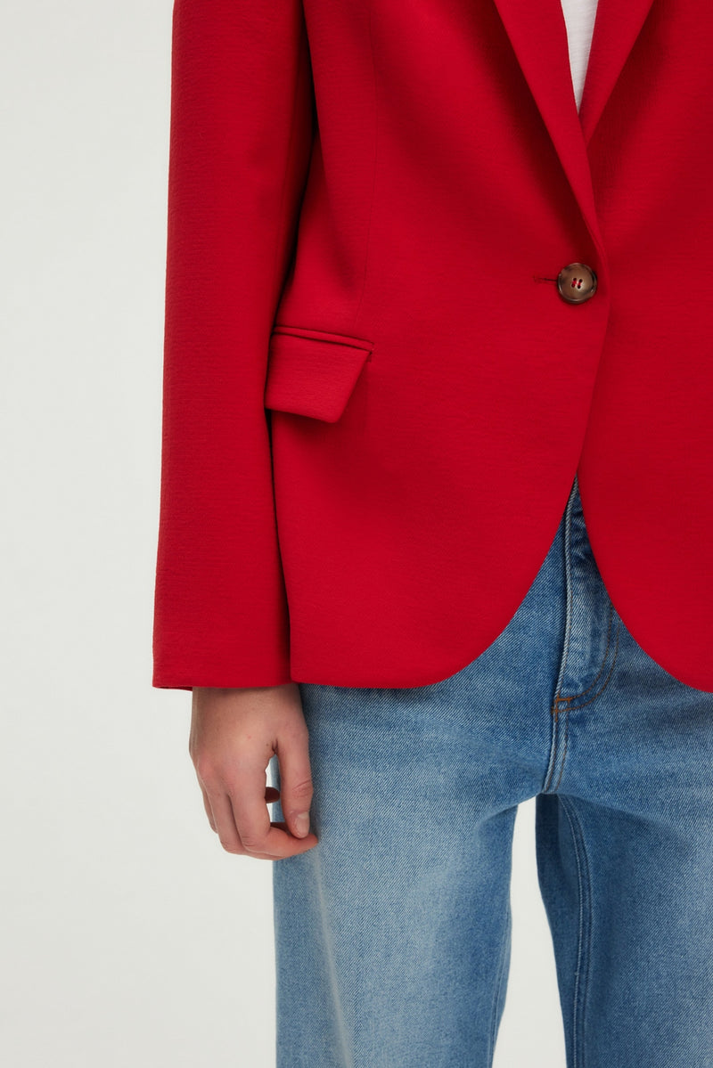 Blazer Ryme - Rouge Baiser