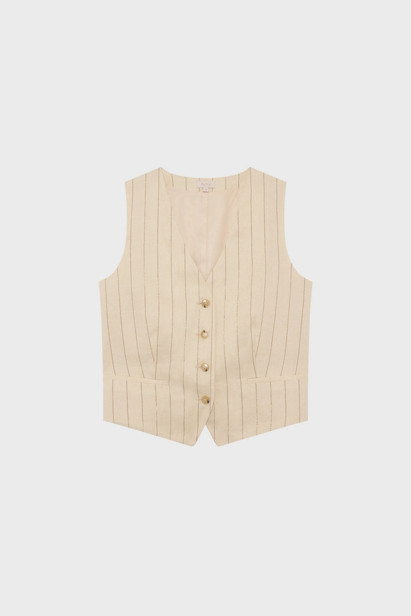 Gilet Rosenn - Naturel