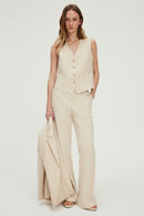 Gilet Rosenn - Naturel