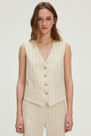 Gilet Rosenn - Naturel