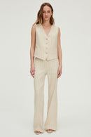 Gilet Rosenn - Naturel