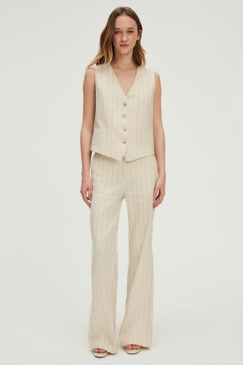 Gilet Rosenn - Naturel