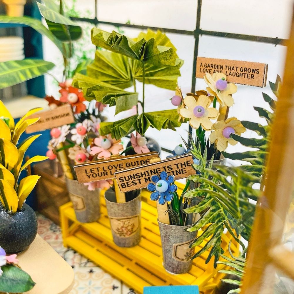Maison Miniature - Serre Ensoleillée