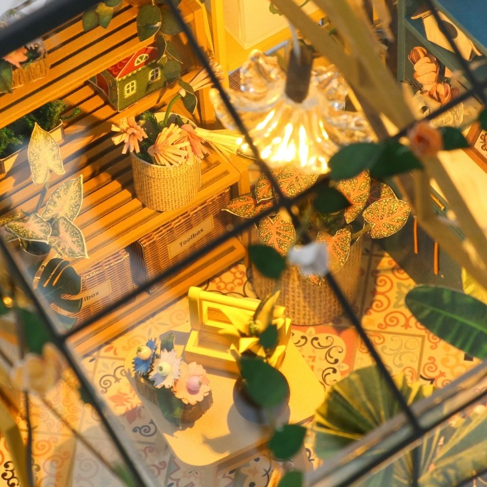 Maison Miniature - Serre Ensoleillée