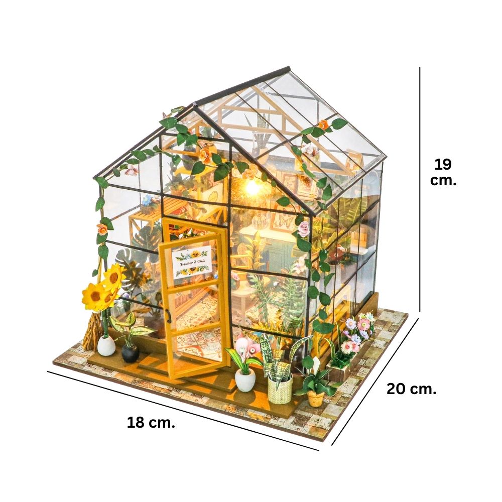 Maison Miniature - Serre Ensoleillée