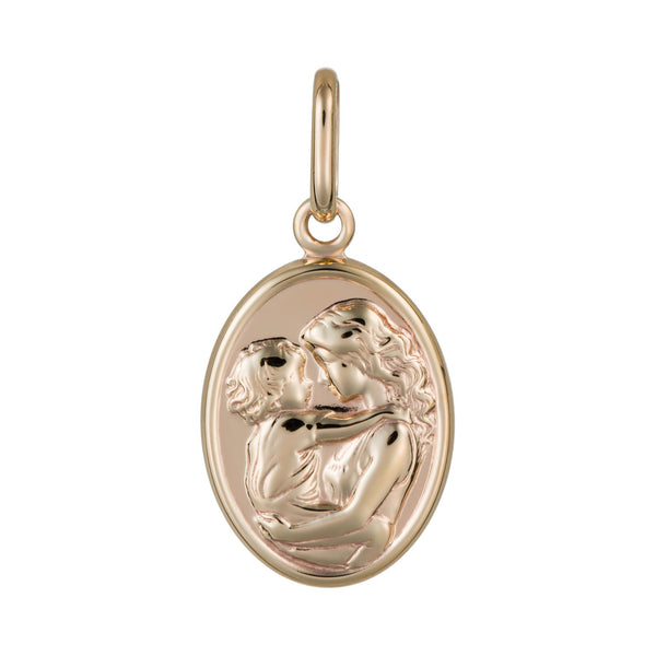 375/1000 Yellow Gold “Medallion” Pendant