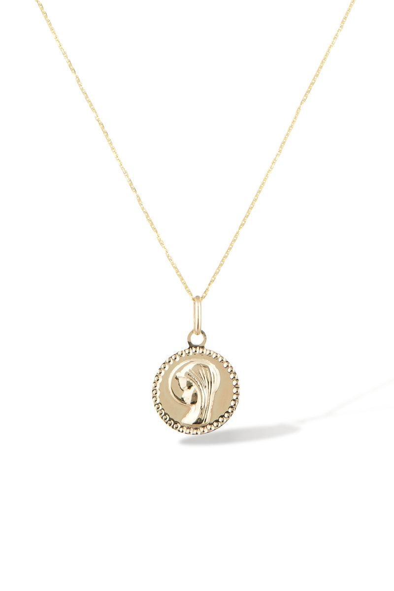 Pendentif "Médaille De Marie" Or Jaune 375/1000