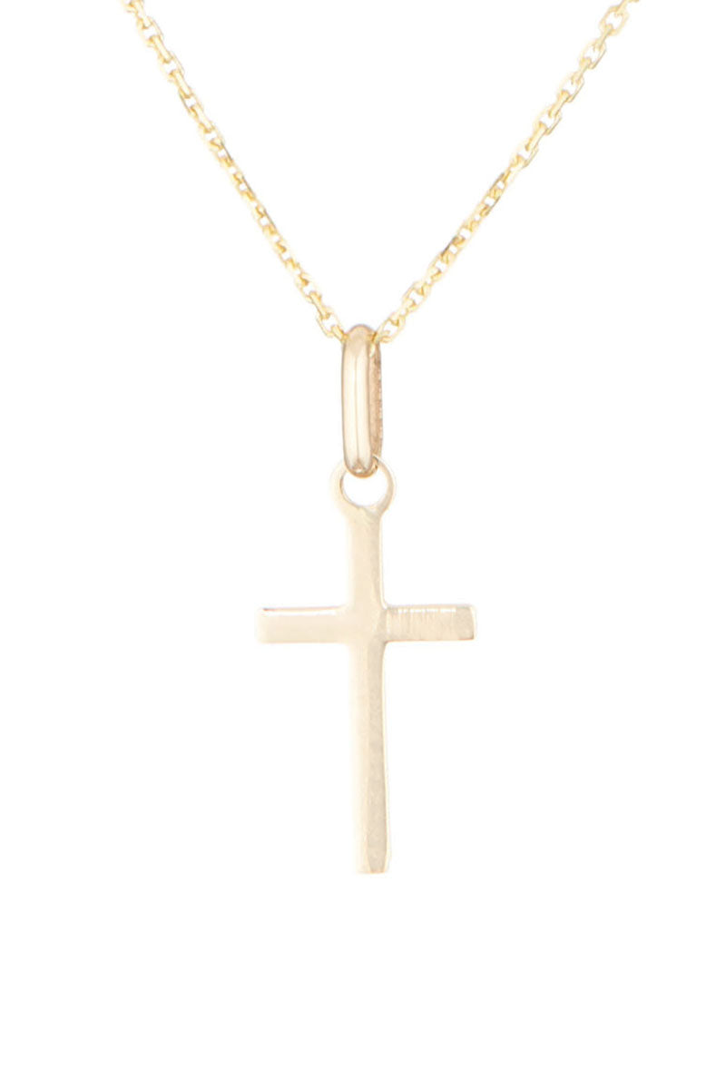 Pendentif "Croix Honorée" Or Jaune 375/1000