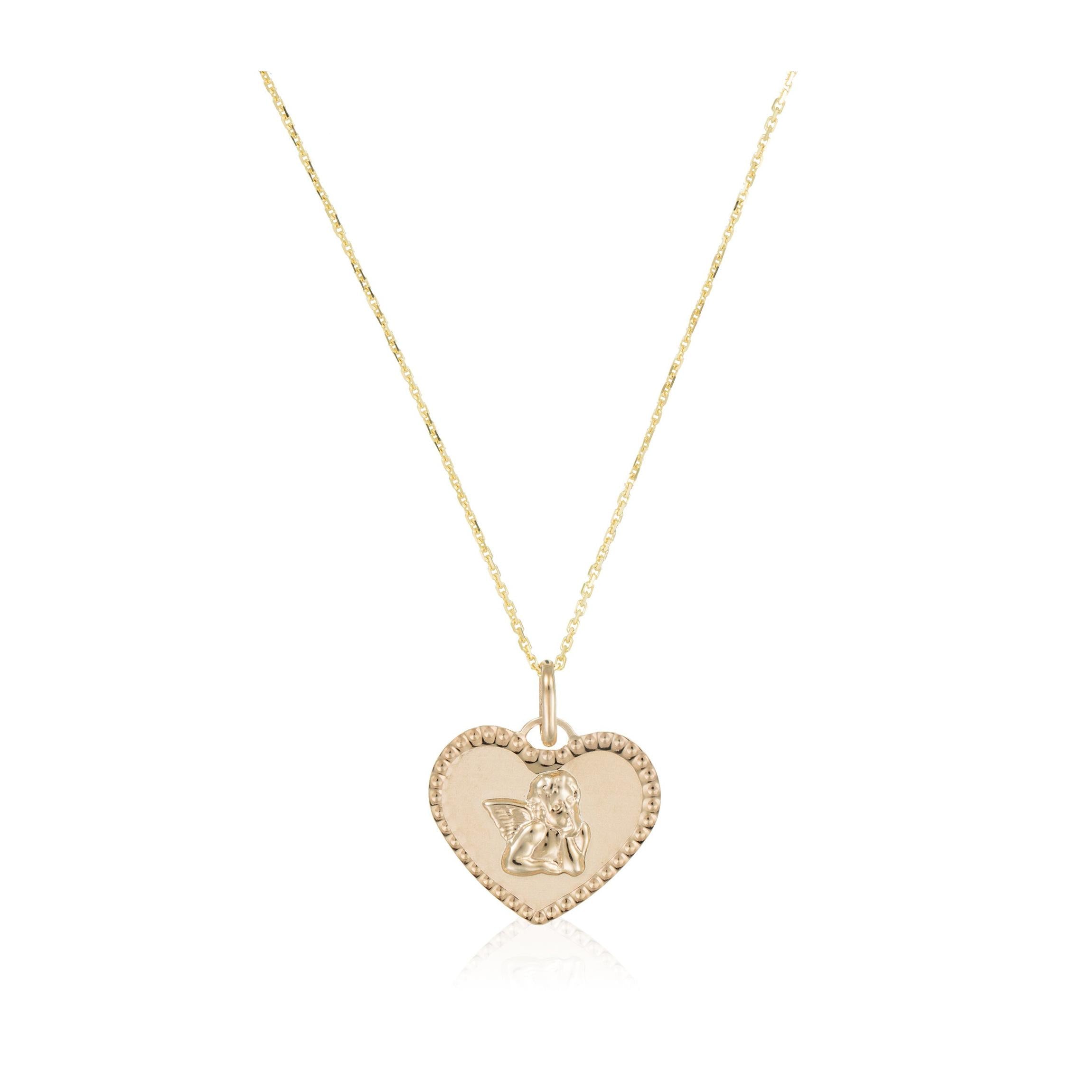 Pendentif "Ange Amoureux" Or Jaune 375/1000