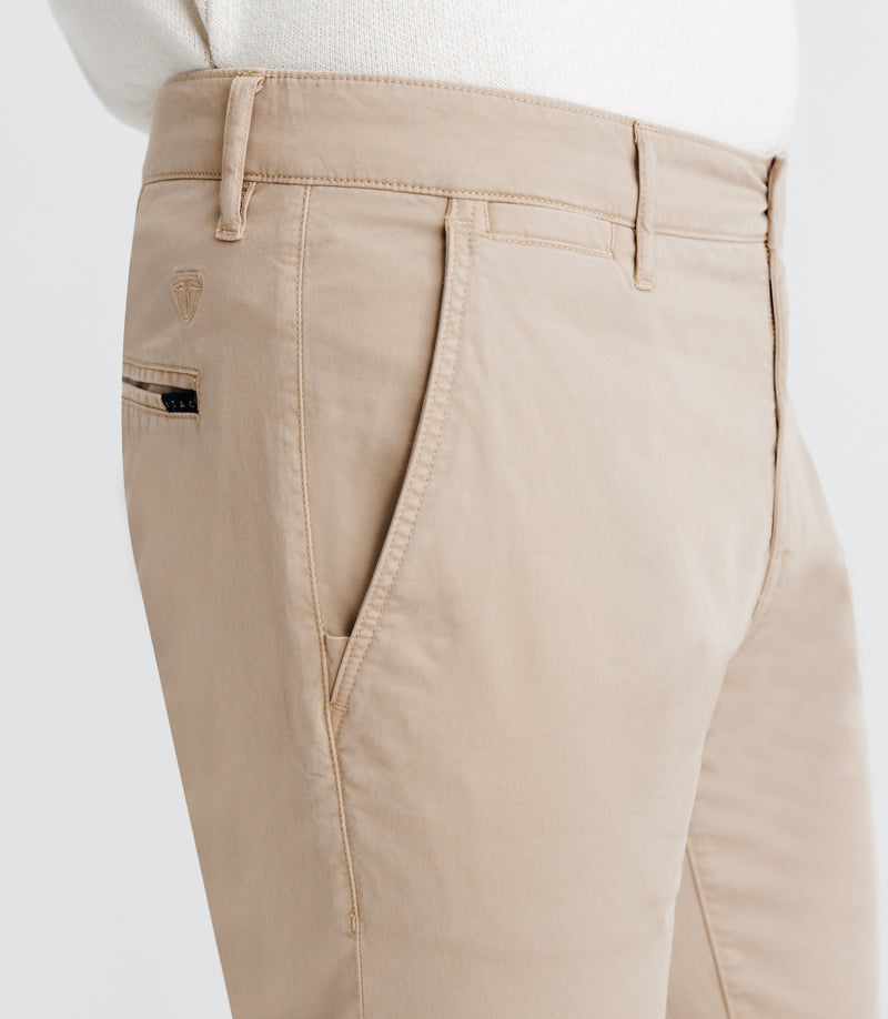 Pantalon chino beige foncé - IZAC