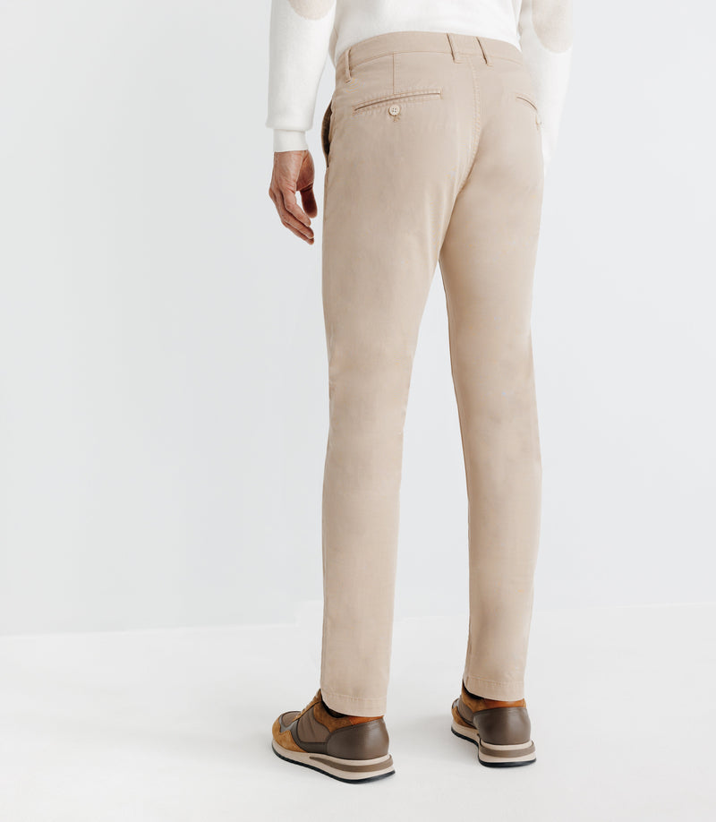 Pantalon chino beige foncé - IZAC