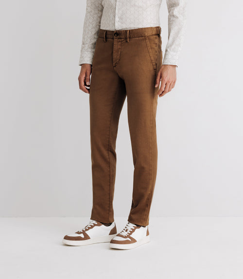 Pantalon imprimé camel - IZAC