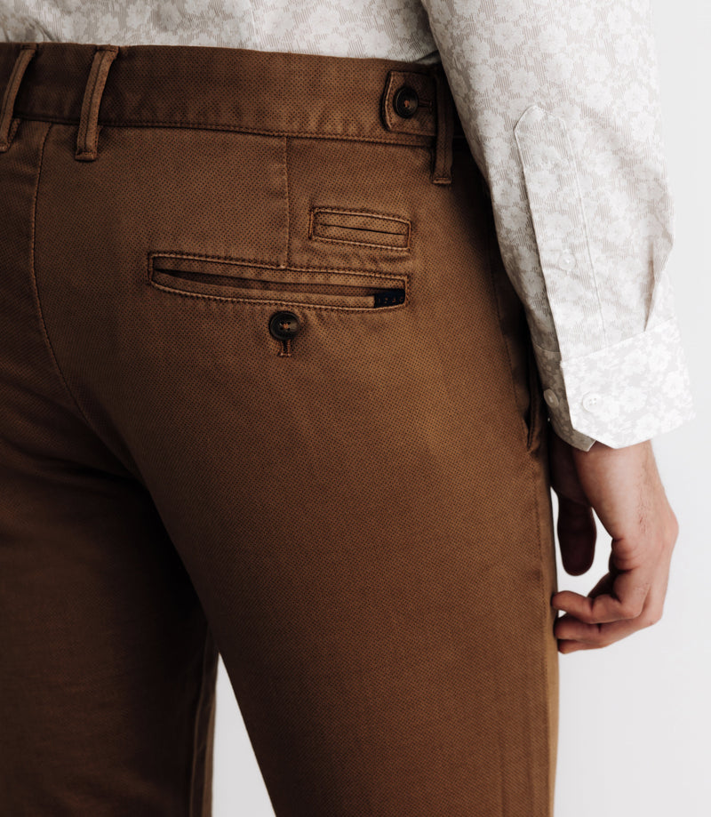 Pantalon imprimé camel - IZAC