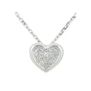 Pendentif "Petit Coeur" D0,05/13 - Or Blanc 375/1000