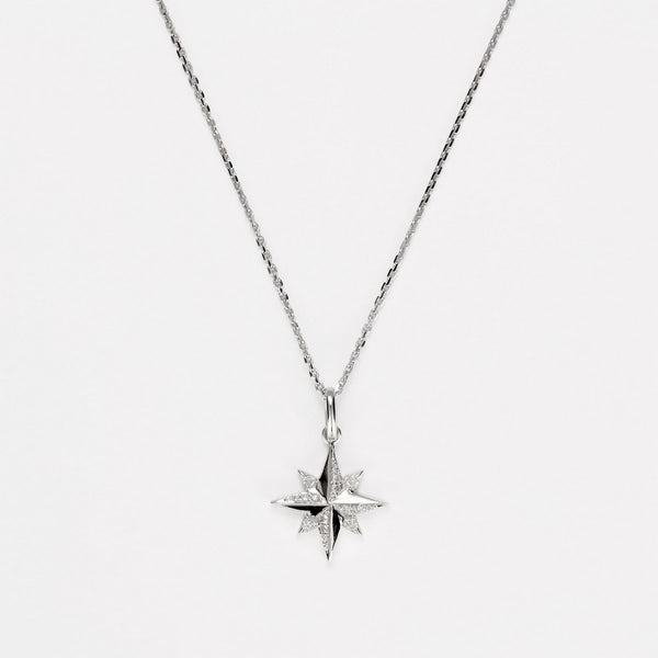 "Stellina" pendant D0.072/16 - 375/1000 White Gold