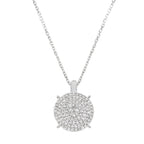 "Sublissime" Pendant, 0,25/100 Diamonds - 375/1000 White Gold