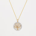 Pendente "Vita" D0,225/45 - Oro bicolore 375/1000
