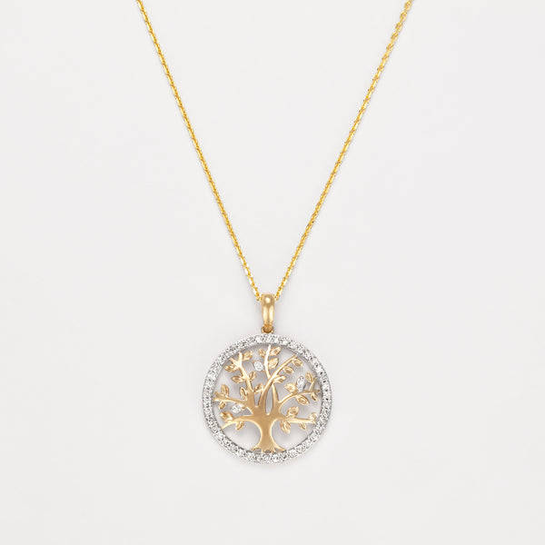 Pendentif "Vita" D0,225/45 - Or Bicolore 375/1000