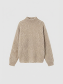 Pull Col Cheminé - Beige