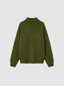 Pull Col Cheminé - Kaki