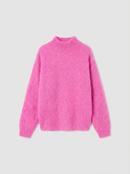 Pull Col Cheminé - Rose Bonbon