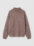 Pull Col Cheminé - Taupe