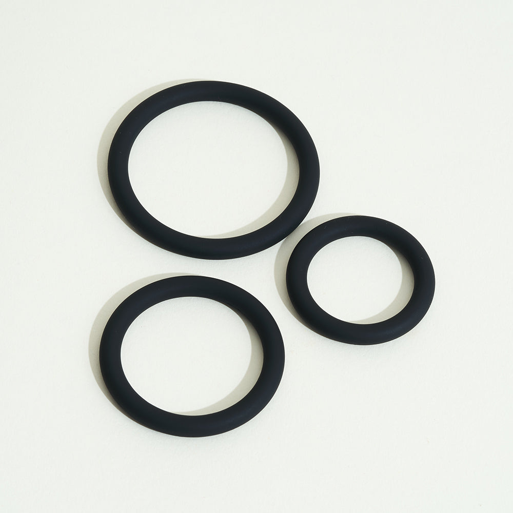Silicone Cock Ring Trio